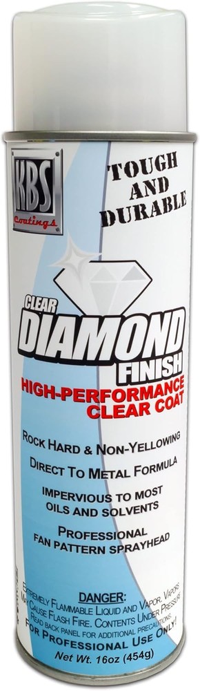 KBS Coatings 16oz High Gloss Diamond Clear Aerosol