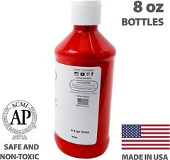 12-Color Acrylic Paint Set 8 oz Bottles | Primary Color Pack for Artists & St…