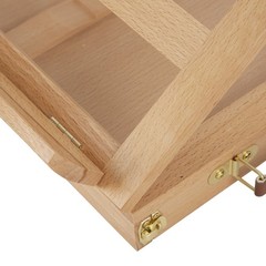 Wooden Table Easel Box W/ Storage Drawer Portable Artist Easel Painting Supplies
