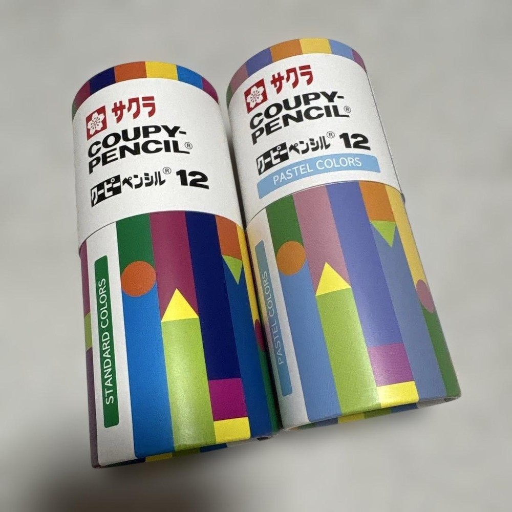 New Coupy 12 Color Set Tube Case