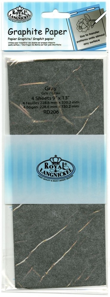 Grey Transfer Paper-9″X13″ 4/Pkg