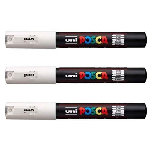 Pc1m By Uniball White pack Of 3