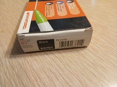 Uni Paint Markers PX-21 Fine Line Oil-Base Black Ink Pack of 12 New Old Stock