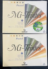 New Canson Mi-Teintes Pastel Paper Assorted Colors 24 Sheets 9″ X 12″