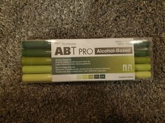 Tombow ABT Pro Dual Tip Marker, Green Tones 56971