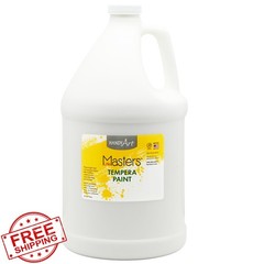 Handy Art White Tempera Paint 128 oz