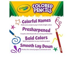 Crayola 68-4036 Presharpened Colored Pencils Set – Multicoloured, 36 Pieces