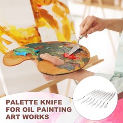 19mm HM#5 Painting Palette Knife Stainless Steel Spatula Metal Handle