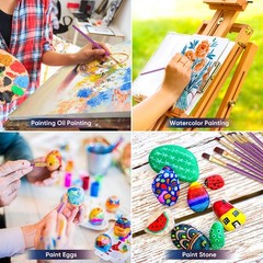 Paint Brushes Set 2pack 20 Pcs Paint Brushes For Acrylic Painting Oil Watercolor
