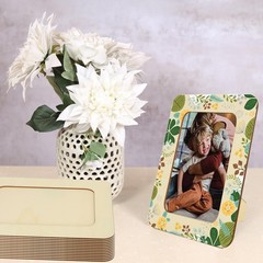 20 PCS Wooden Picture Frames for Crafts DIY Wood Picture Frames Unfinished So…