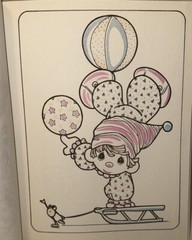 Precious Moments Paint w Water Golden Coloring Book 36 Pages Vintage 1991 #2850