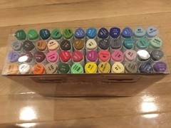 Studio 71 Alcohol Ink 48 Markers Set- Dual Tip (Chisel & Brush) MSRP $80 + Gift