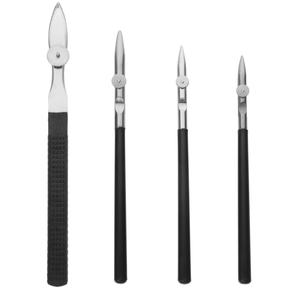 4PCS Straight Line Pen Set Iron Calligraphy Fine Ruling Ink Airbrush Makeup Pens