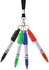 Tiny-Titan EXTRA Fine Point, Mini Markers, Permanent Ink, Metal Tip, Keychain…