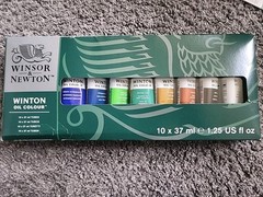 Winsor & Newton Winton Oil Colour Paint Starter Set, Ten 37ml Tubes
