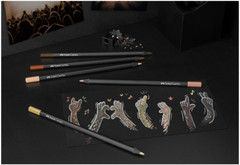 Faber Castell 12 Count Skin Tone Colored Pencils Black Edition for Artists