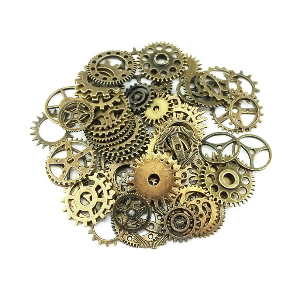 Bronze Watch Parts Steampunk Cyberpunnk Cogs Gears DIY Jewelry Crafts