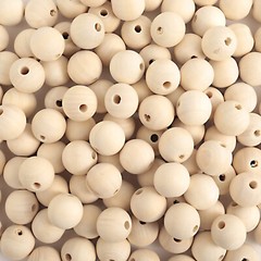 Wooden Balls ,Natural Round Untreated Plain Bead With Hole 25 30 35 40 50 60mm