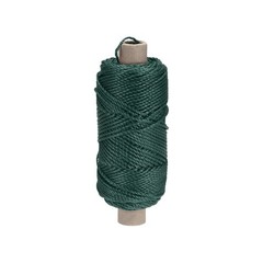 Twisted Nylon Mason Line Dark Green 100M/109 Yard 3MM Dia for DIY Projects