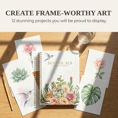 Beautiful Watercolor Book for Beginners – Guided Watercolor Painting Workbook