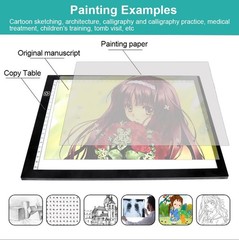 Upgraded A4 Led Light Tracing Drawing Board Ultrathin Dimming Usb Power Art Craf