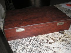 Art Set Wooden Box -1Drawer w/Assorted Color Pencils, Crayons, Water Colors