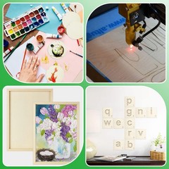 25 Pack 8 x 12 Inch Basswood Sheets, 1/16 Thin Craft Plywood Sheets, Thin & U…