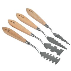 13 Pcs Palette Knife Set, Stainless Steel Spatula Knives, Wooden Handle Paint…
