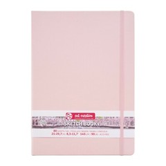 Hardback Sketchbook Art Creation 80 Sheets 140gsm Pastel Pink – Royal Talens