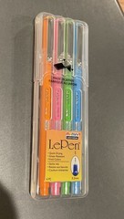 Lot Of 2 Marvy Uchida LePen Micro Fine Tip 0.33mm 4 Pack In Vivid &Neón Colors