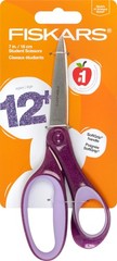 Scissors 7 Student SoftGrip Glitter Purple Crafting Kids Fiskars School Back