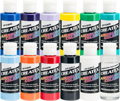 Opaque Airbrush Colors Kit – 11 Vibrant 2oz Paints for Artists