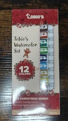 TOBIOS Watercolor Kit Limited edition The Christmas Magic holiday hues 12 colors