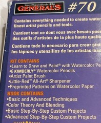 Generals Pencil Learn 6 Watercolor Pencils Paint Techniques Now Kit #70 USA Made