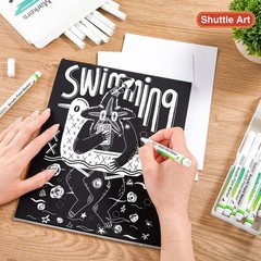 Shuttle Art White Paint Pens, 20 Pack 1 Count (Pack of 20), 20