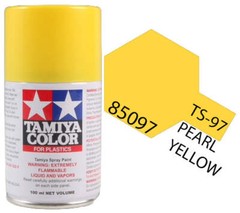 Tamiya 85097 TS-97 Pearl Yellow Lacquer Spray Paint 100ml TAM85097 – US