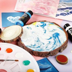 Quality Iridescent Acrylic Paint Set – 18 Color-Shifting Bottles, Safe