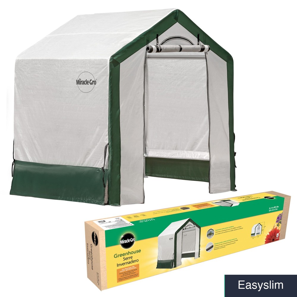 Mini Walk-In Greenhouse Plant Tent 6 x 4 x 6 All-Season UV-Treated Fabric