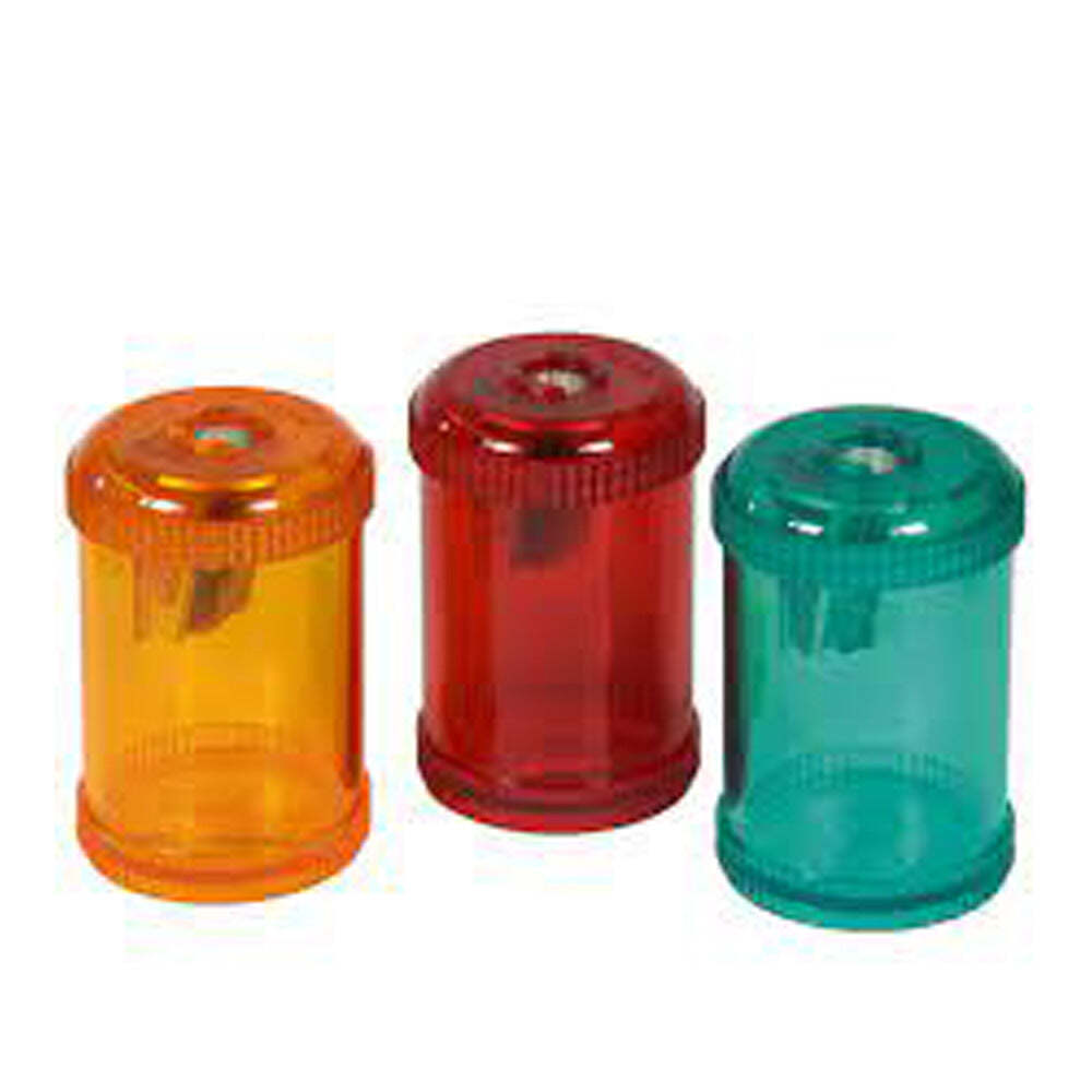 KUM #430-M1 Transparent Barrel Single Hole Pencil Sharpener