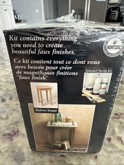 Vintage 1995 Faux Finish Splashed Marble Kit – NEW IN BOX – 30080 – Plaid Ent.