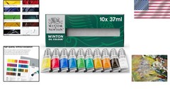 Winton Oil Paint Starter Set – 10x37ml Tubes, Perfect for Creative Expression
