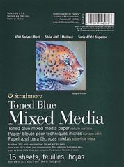 400 Series Mixed Media Pad Tone Blue 6″X8″-15 Sheets -62462406