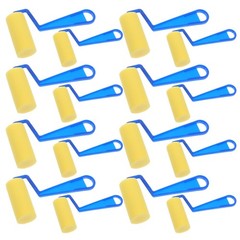 20 Pcs Sponge Rollers Painting Brush Set for Children Creative Craft Fun