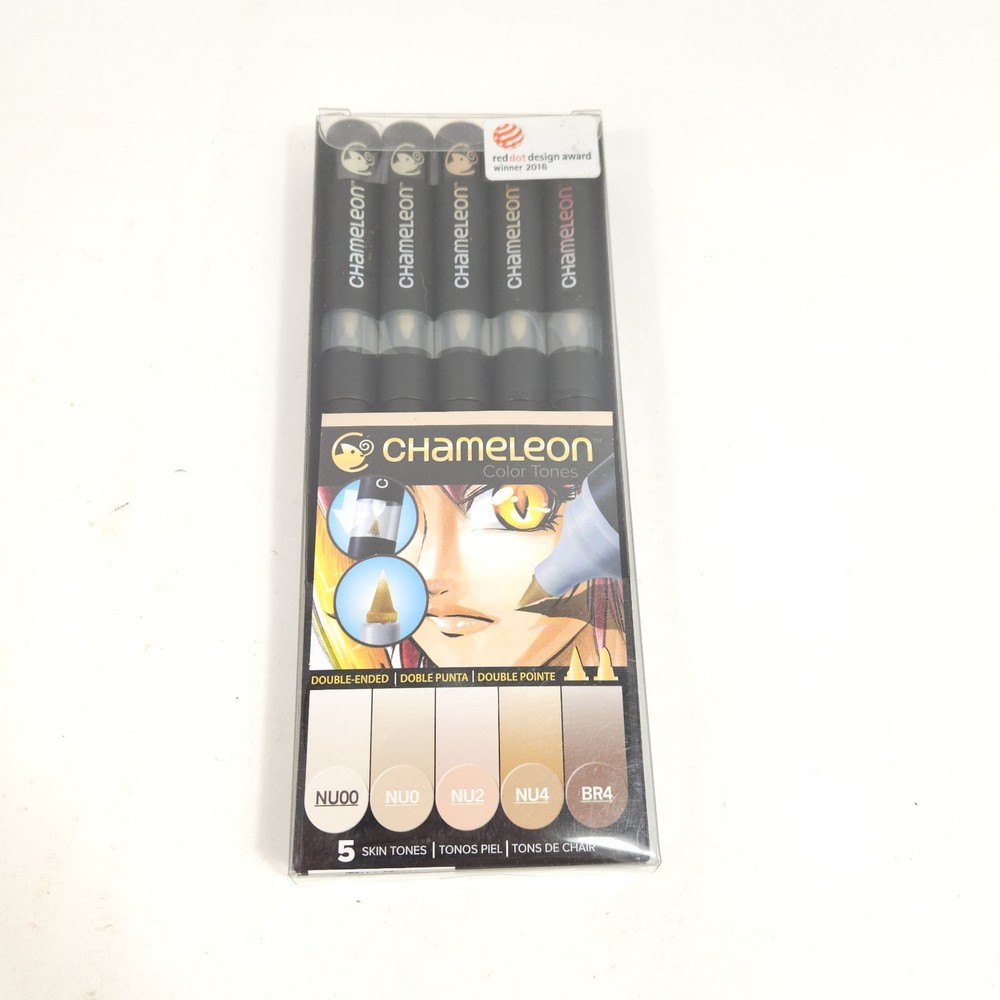 Chameleon Color Tones 5 Skin Marker Pens CT0510 Double Ended New Sealed