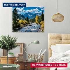 Paint by Numbers Kit for Adults Beginner, Landscape Easy Adult Paint by Number