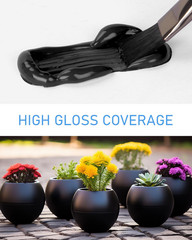 Black Large Outdoor Acrylic Paint Set (69 Oz, 2040 Ml) Rich Art Painting Supplie