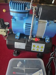 Master Airbrush Air Compressor TC-326T Air Tank Master Brush New No Box