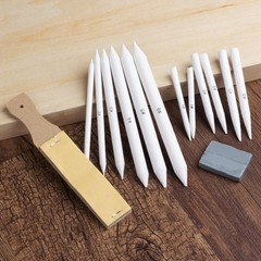 14 Pack of Blending Stumps, Art Eraser, Blending Sticks for Drawing,