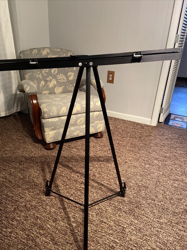 Folding Easel Full Size Instant Portable 64″ Adjustable, Aluminum And Case!