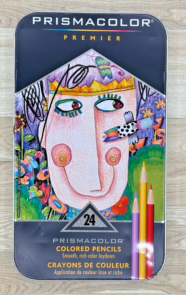 Prismacolor Premier Colored Pencils Artist Quality Rich Thick Color 24 Piece EUC